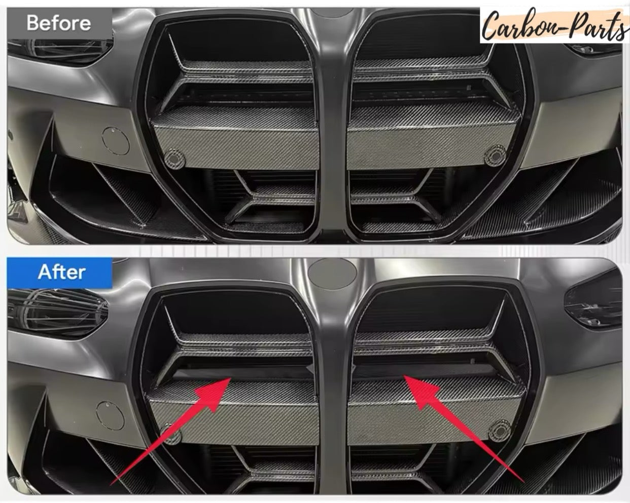Echt-Carbon Crash-Foam Cover/Abdeckung passend für BMW M3 & M4 G-Serie