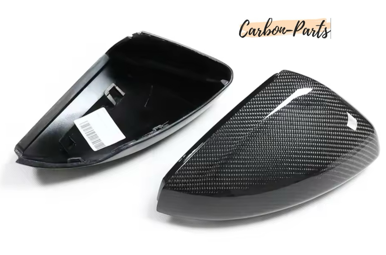 Echt-Carbon Spiegelkappen passend für Volkswagen Polo AW, GTI & Audi A1 GB