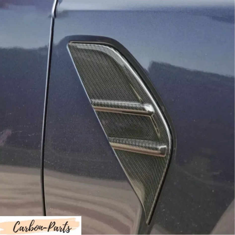 Echt-Carbon Cover/Zierblenden für Lufteinlässe im Kotflügel passend für BMW M3 & M4 G-Serie
