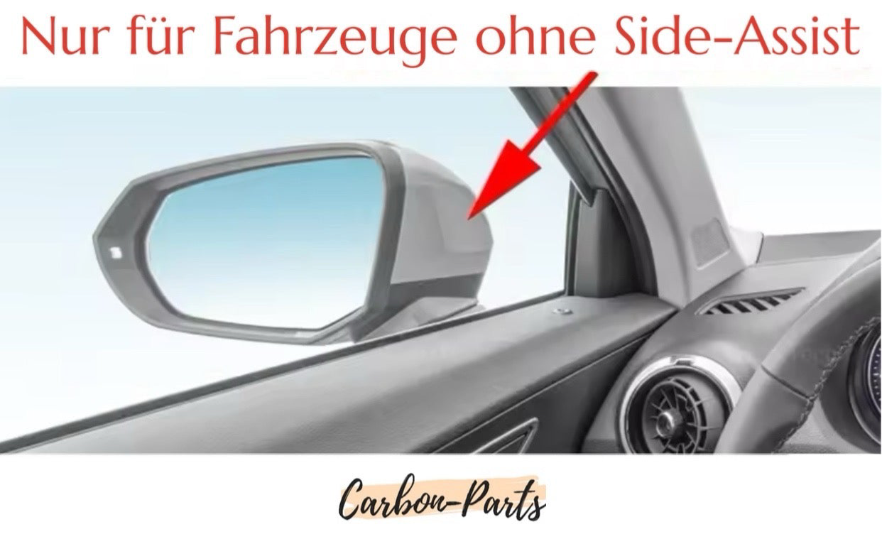 Spiegelkappen Carbon-Optik passend für Audi Q2, SQ2, Q3, RSQ3