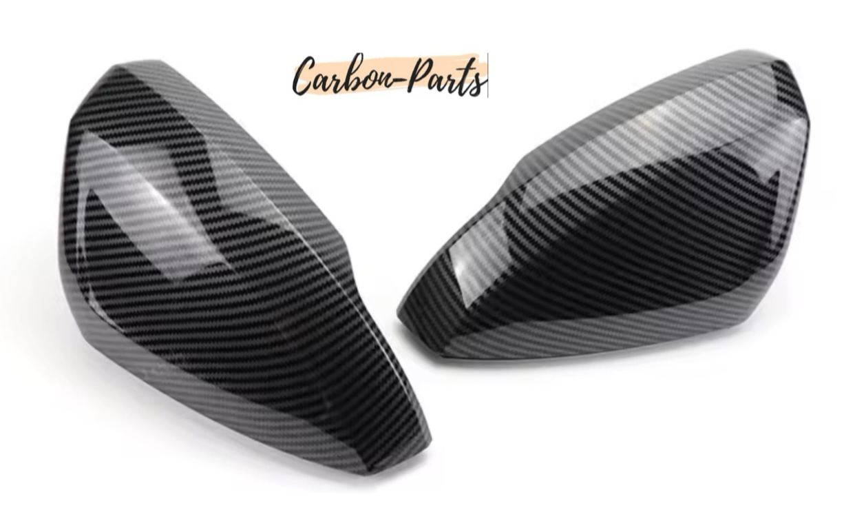 Spiegelkappen Carbon-Optik passend für Volkswagen Polo AW, GTI & Audi A1 GB