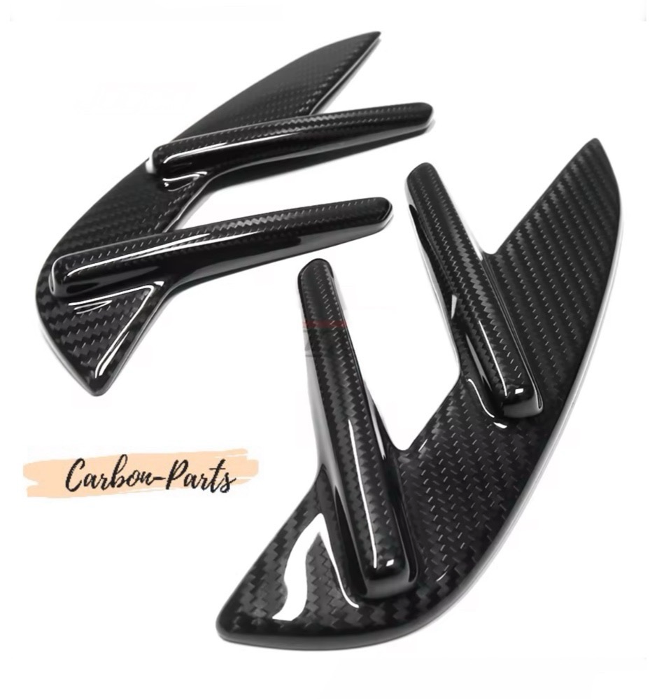 Echt-Carbon Cover/Zierblenden für Lufteinlässe im Kotflügel passend für BMW M3 & M4 G-Serie