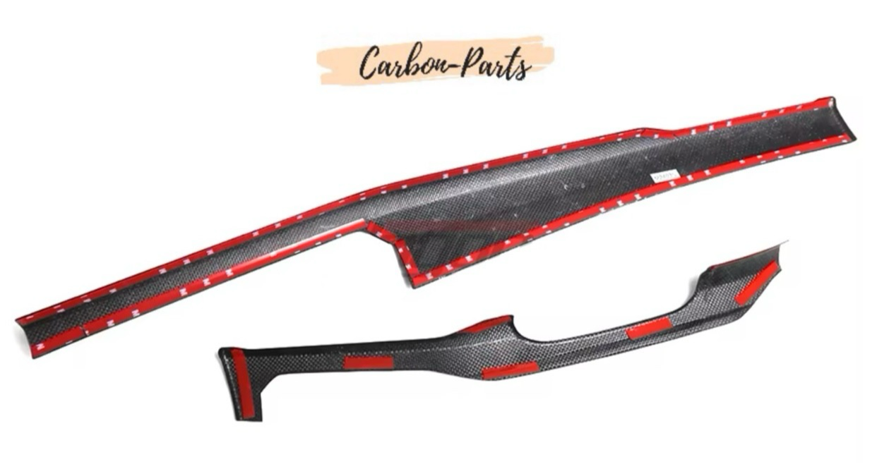 Echt-Carbon Cover für das Armaturenbrett passend für VW Golf 8, GTI, GTD, GTE, R