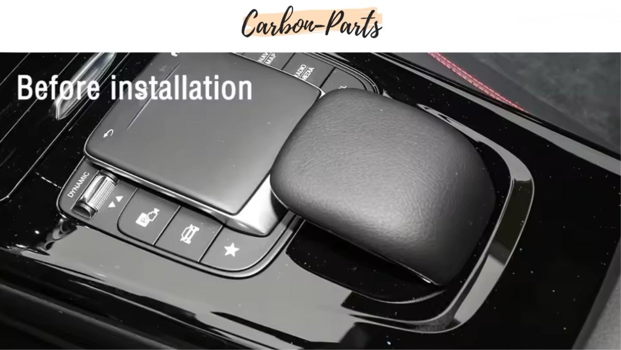 Echt-Carbon Cover Schaltknauf passend für Mercedes Benz A-Klasse & CLA (inklusive AMG-Modelle)