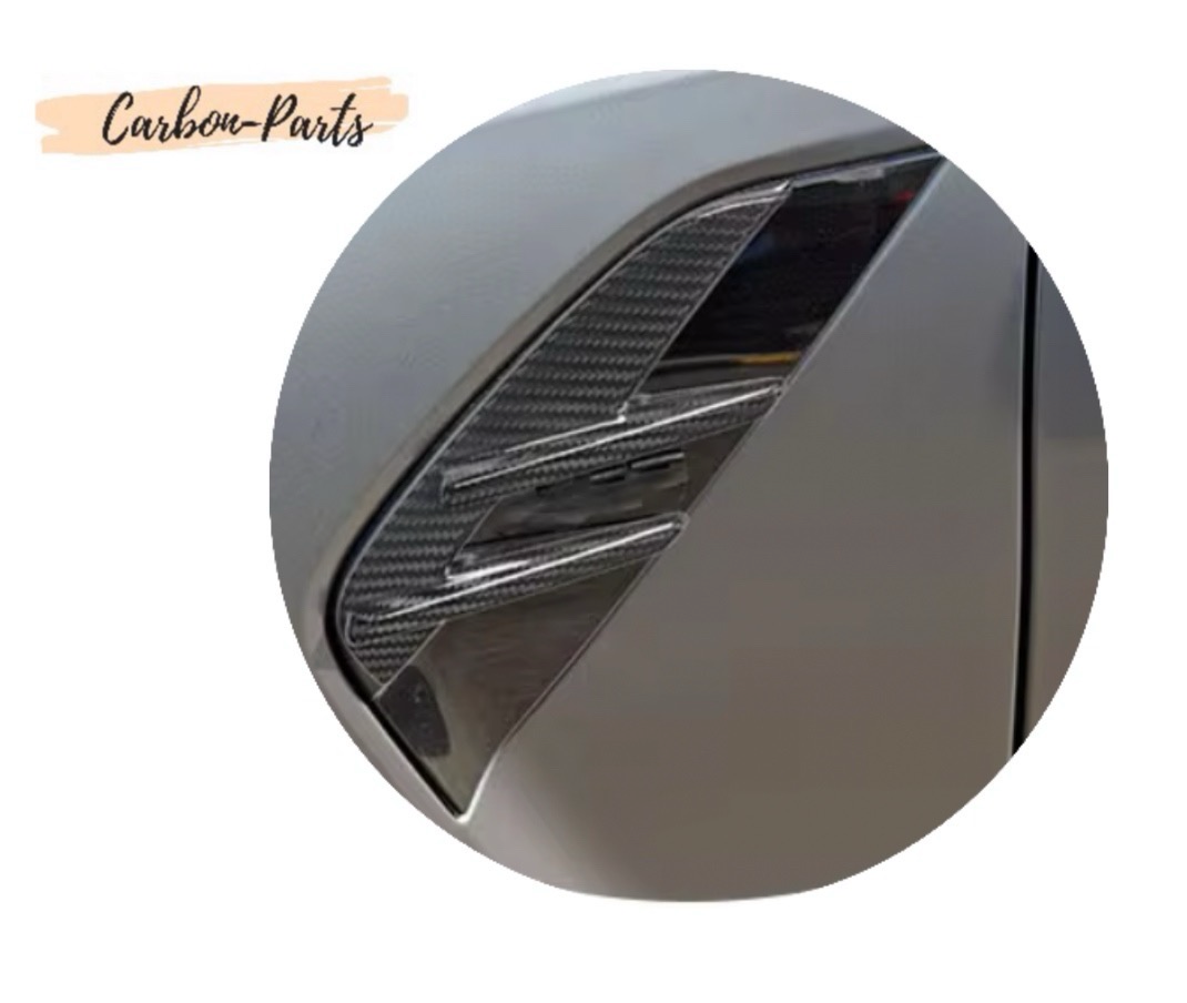 Echt-Carbon Cover/Zierblenden für Lufteinlässe im Kotflügel passend für BMW M3 & M4 G-Serie