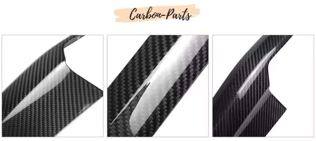 Echt-Carbon Cover für das Armaturenbrett passend für VW Golf 8, GTI, GTD, GTE, R