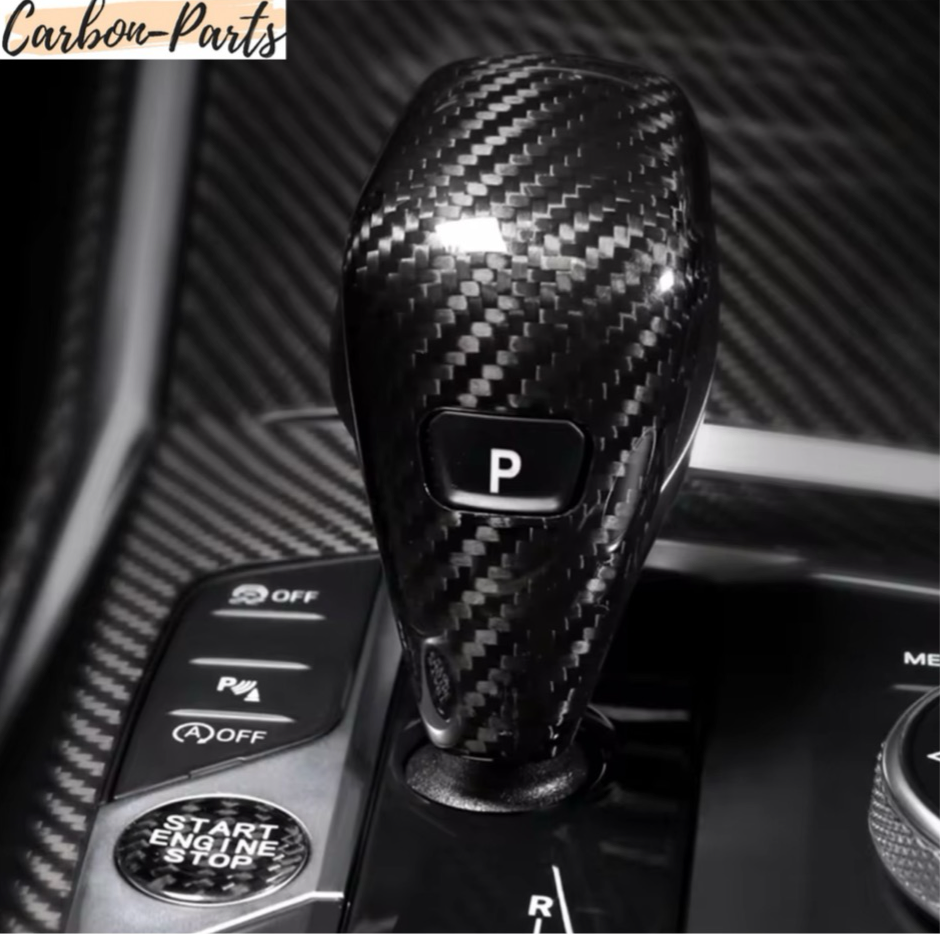 Echt-Carbon Cover für den Schalthebel passend für BMW G-Serie