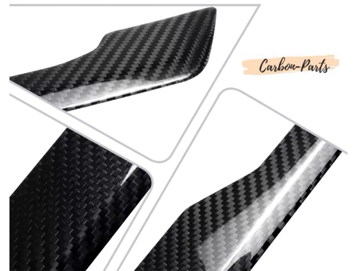 Echt-Carbon Dekorleisten für die Türen passend für VW Golf 8, GTI, GTD, GTE, R