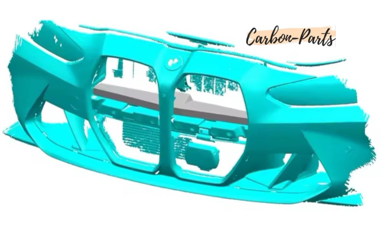 Crash-Foam Cover/Abdeckung, Carbon-Optik passend für BMW M3 & M4 G-Serie