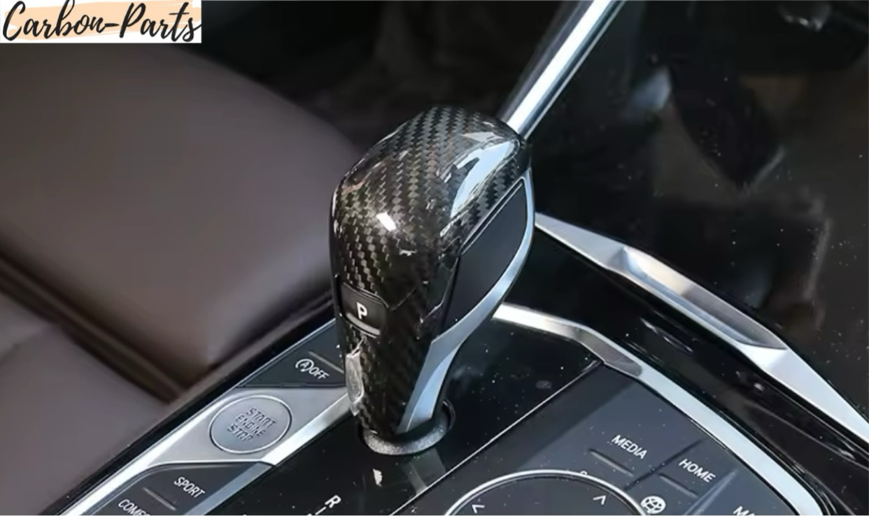Echt-Carbon Cover für den Schalthebel passend für BMW G-Serie