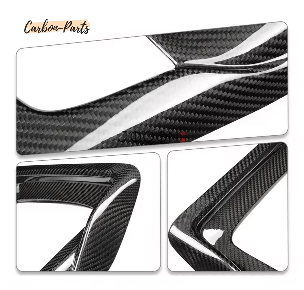 Echt-Carbon Cover Mittelkonsole passend für Mercedes Benz A35, A45, CLA35, CLA45 AMG (Vorfacelift bis Bj.2022)