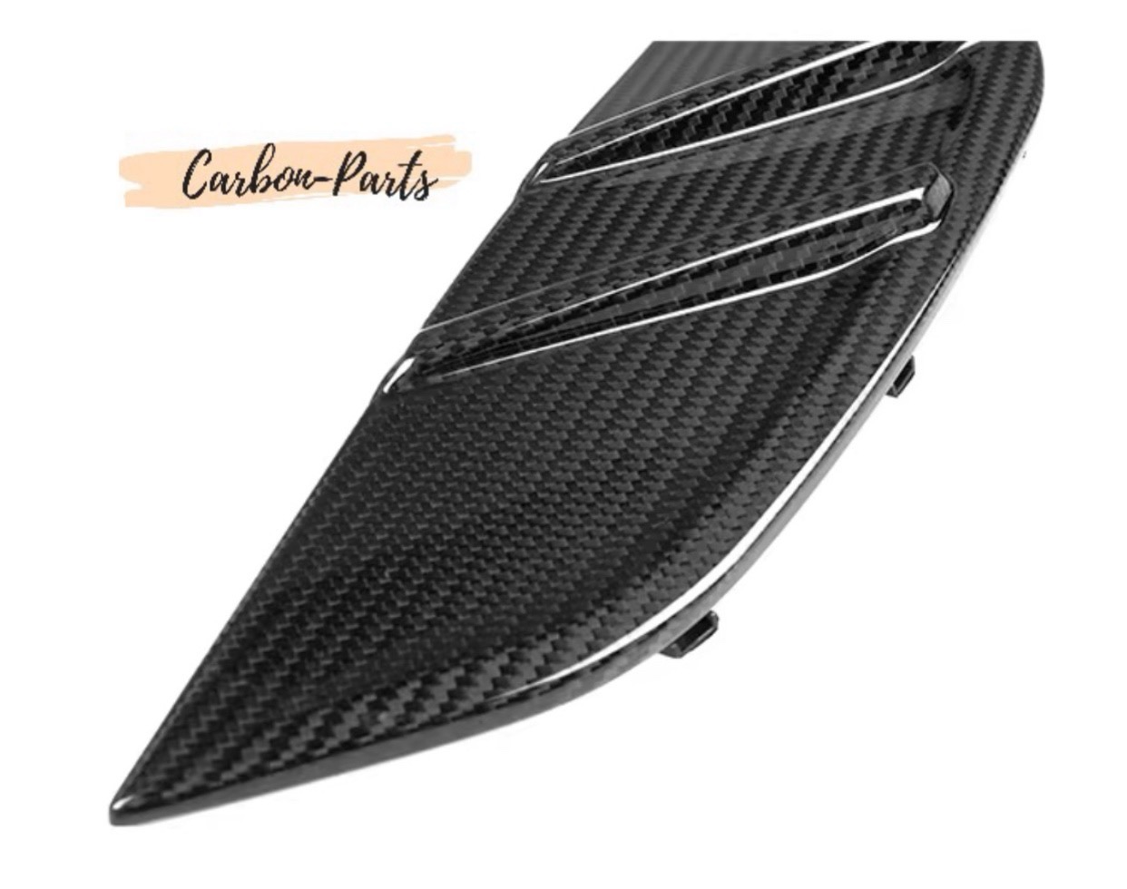Echt-Carbon Cover/Zierblenden für Lufteinlässe im Kotflügel passend für BMW M3 & M4 G-Serie