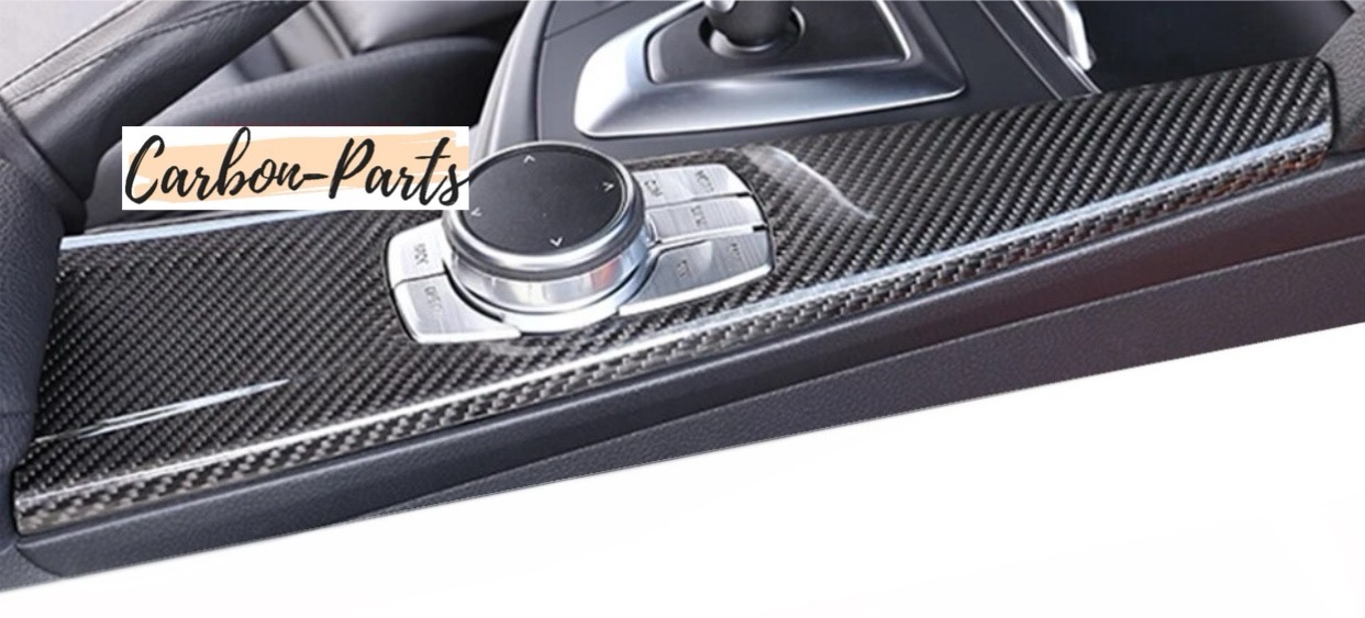 Echt-Carbon Cover für die Mittelkonsole passend für BMW F-Serie (inklusive M-Modelle)