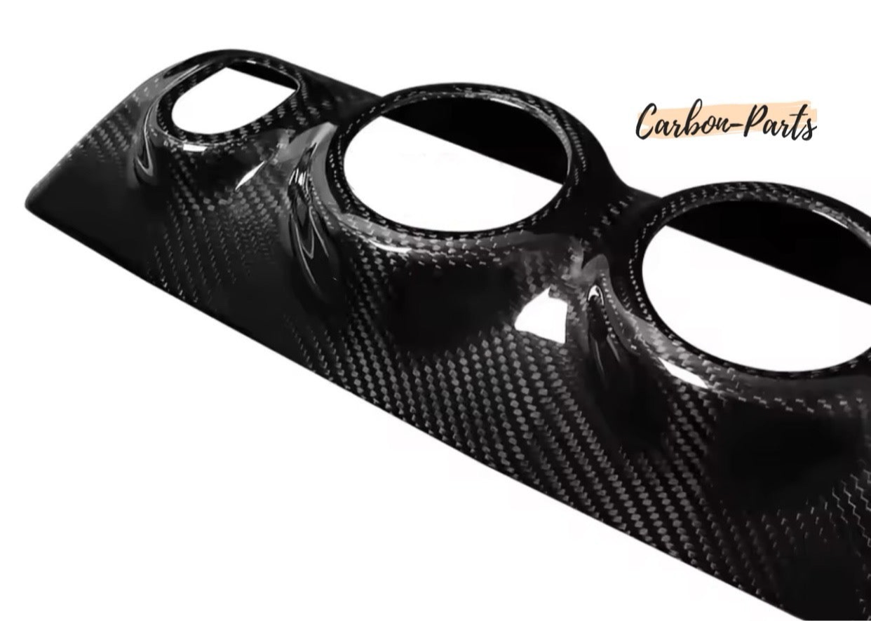 Echt-Carbon Rahmen Lüftungsdüsen (Mitte) passend für Mercedes Benz A-Klasse & CLA (inklusive AMG-Modelle)