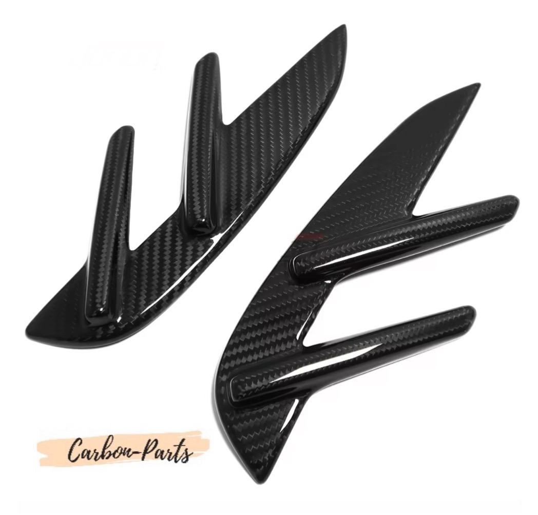 Echt-Carbon Cover/Zierblenden für Lufteinlässe im Kotflügel passend für BMW M3 & M4 G-Serie