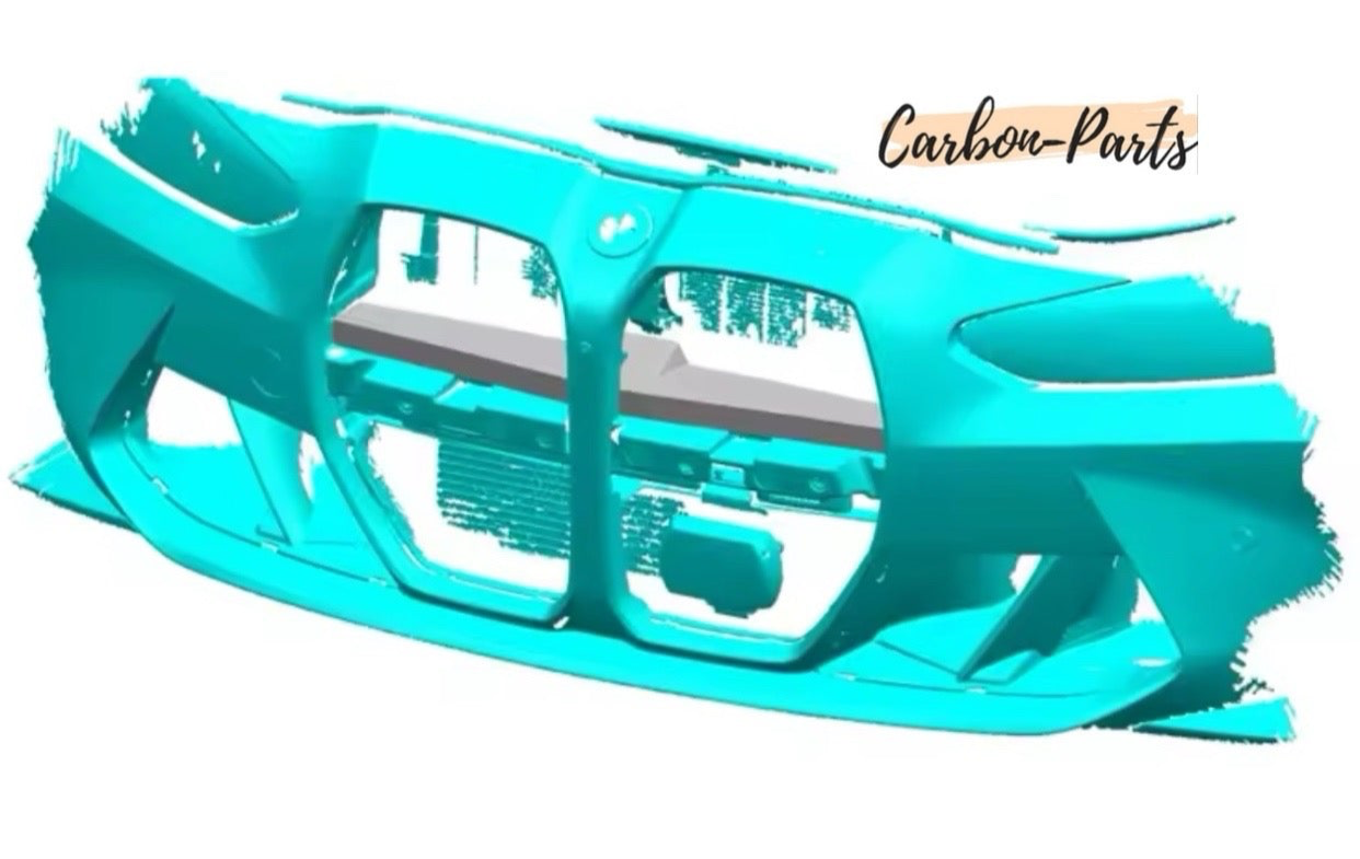 Echt-Carbon Crash-Foam Cover/Abdeckung passend für BMW M3 & M4 G-Serie