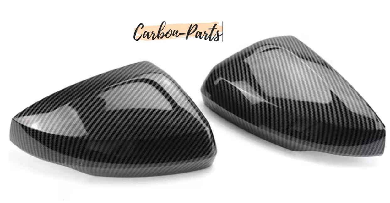 Spiegelkappen Carbon-Optik passend für Volkswagen Polo AW, GTI & Audi A1 GB