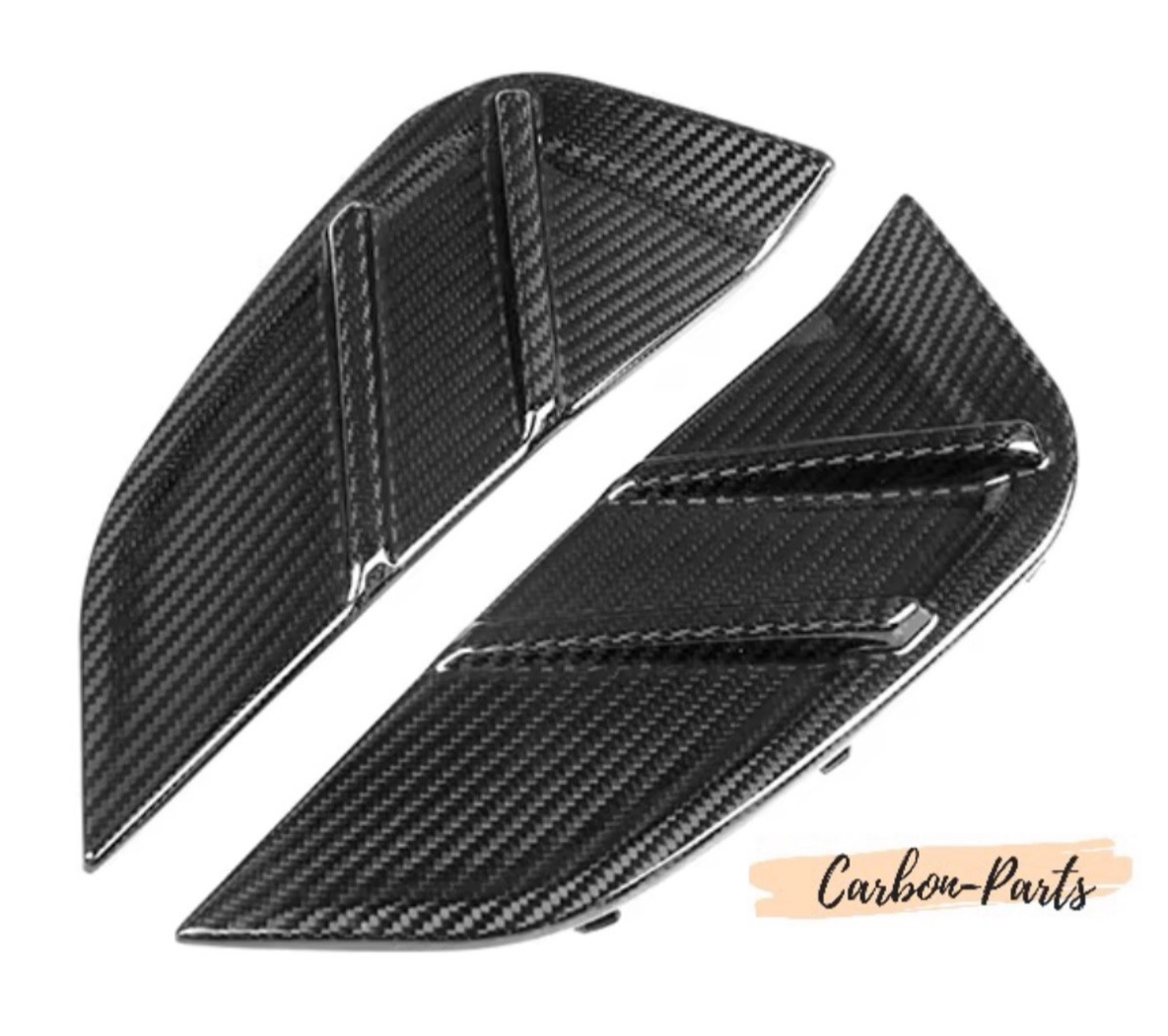Echt-Carbon Cover/Zierblenden für Lufteinlässe im Kotflügel passend für BMW M3 & M4 G-Serie