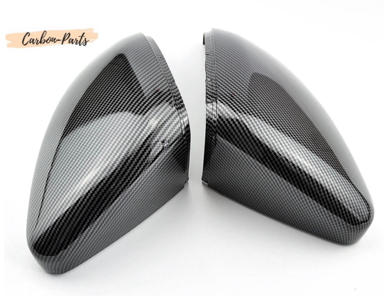 Spiegelkappen Carbon-Optik passend für Volkswagen Golf 7, GTI, R