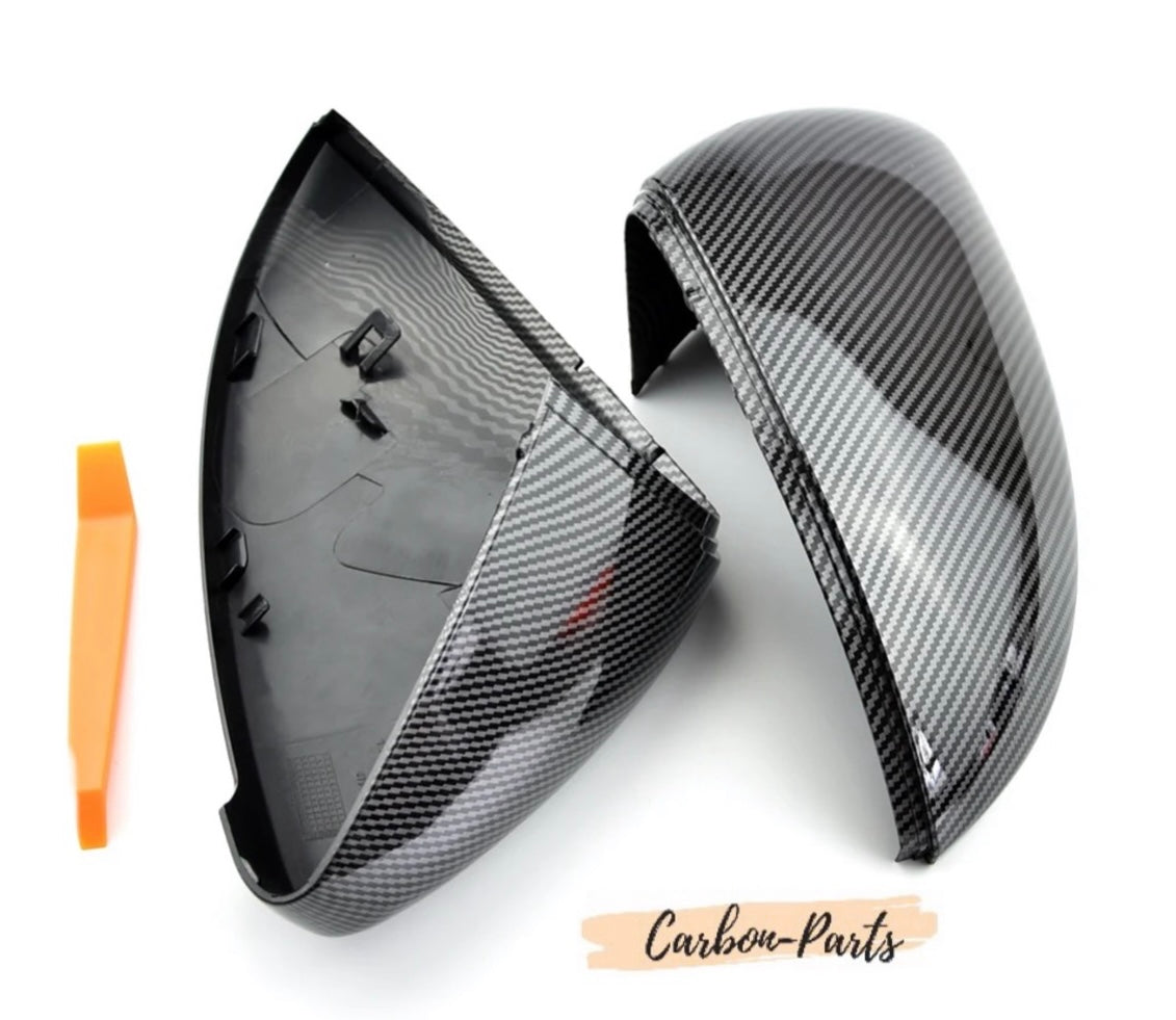 Spiegelkappen Carbon-Optik passend für Volkswagen Golf 7, GTI, R