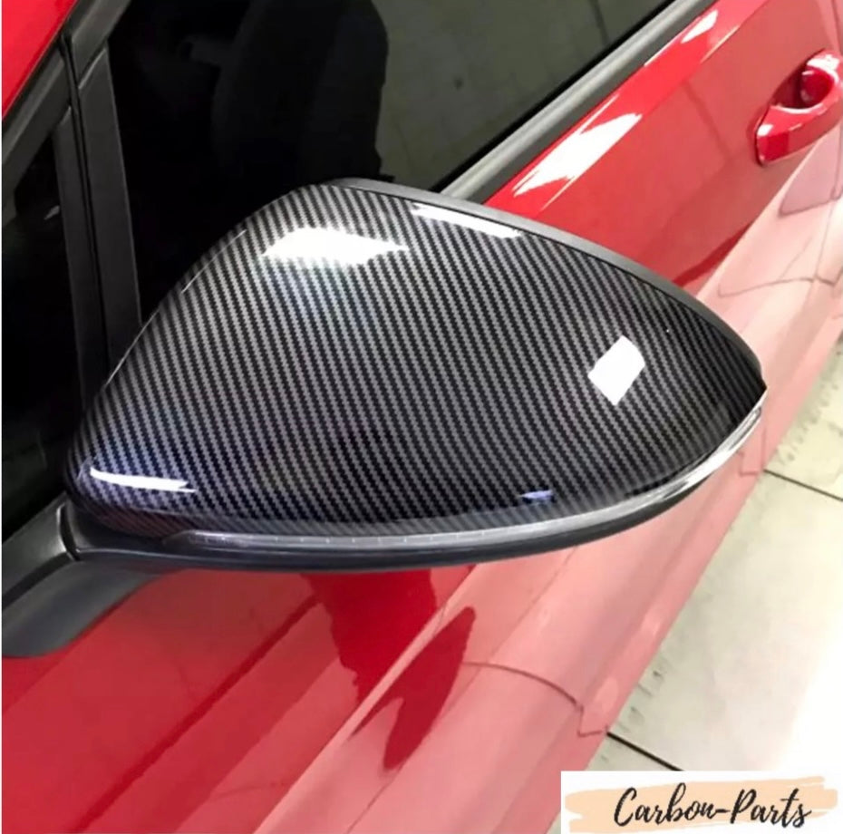 Spiegelkappen Carbon-Optik passend für Volkswagen Golf 7, GTI, R