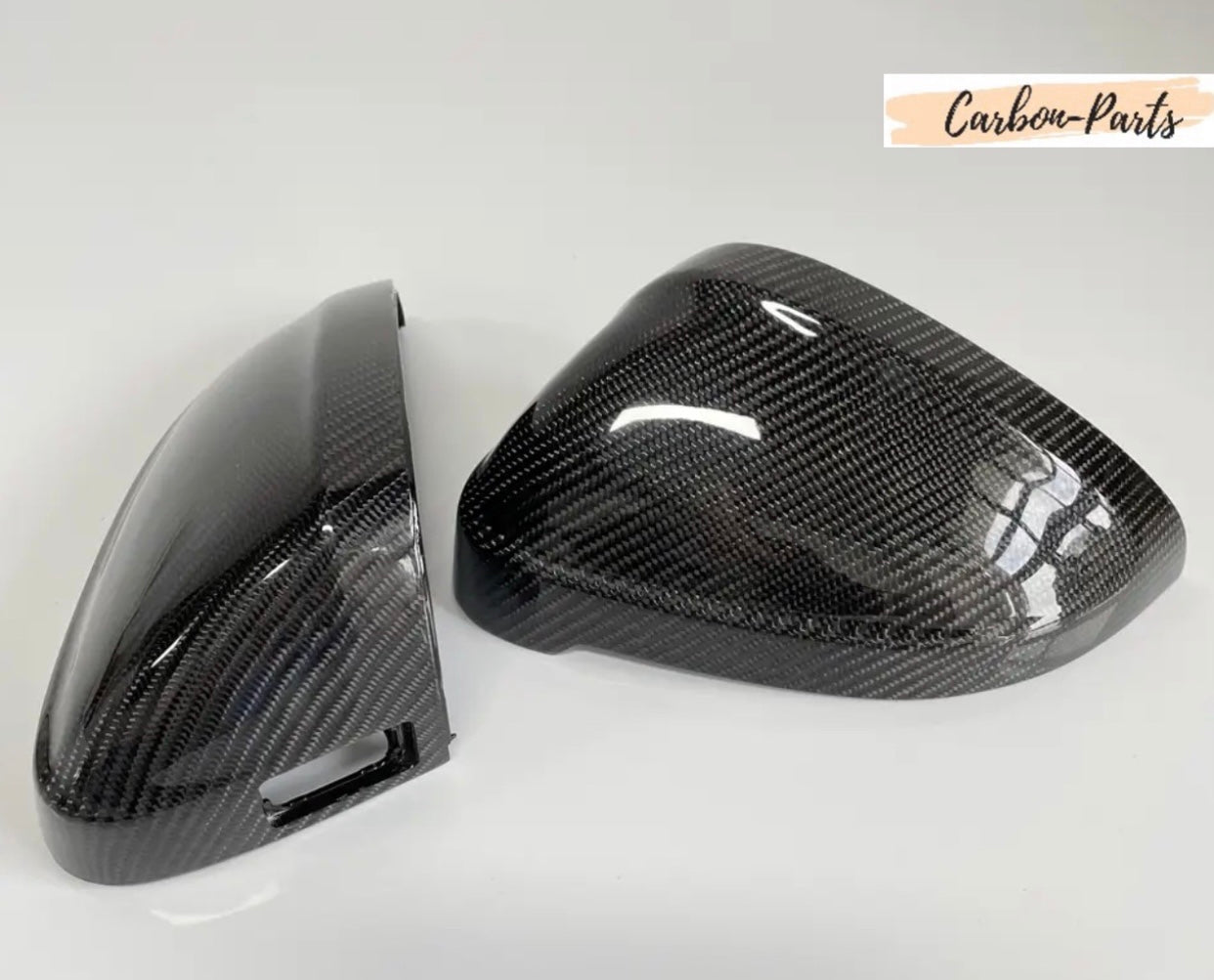 Echt-Carbon Spiegelkappen passend für Audi A4, S4, RS4 B9