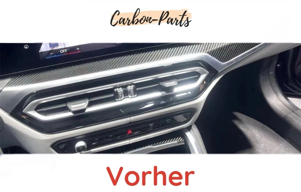 Echt-Carbon Rahmen Lüftungsdüse passend für BMW G-Serie (inklusive M-Modelle)