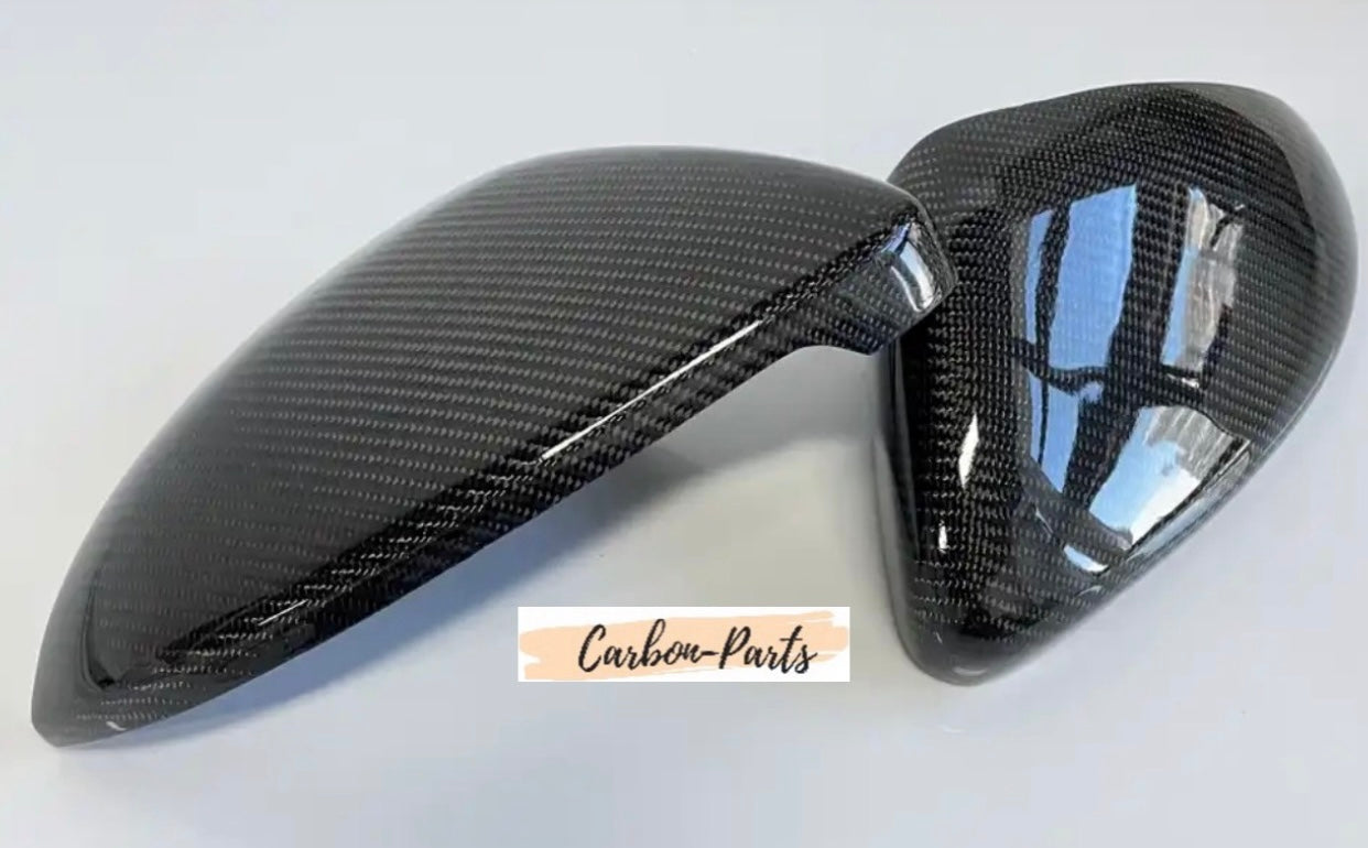 Echt-Carbon Spiegelkappen passend für Volkswagen Golf 7, GTI, R