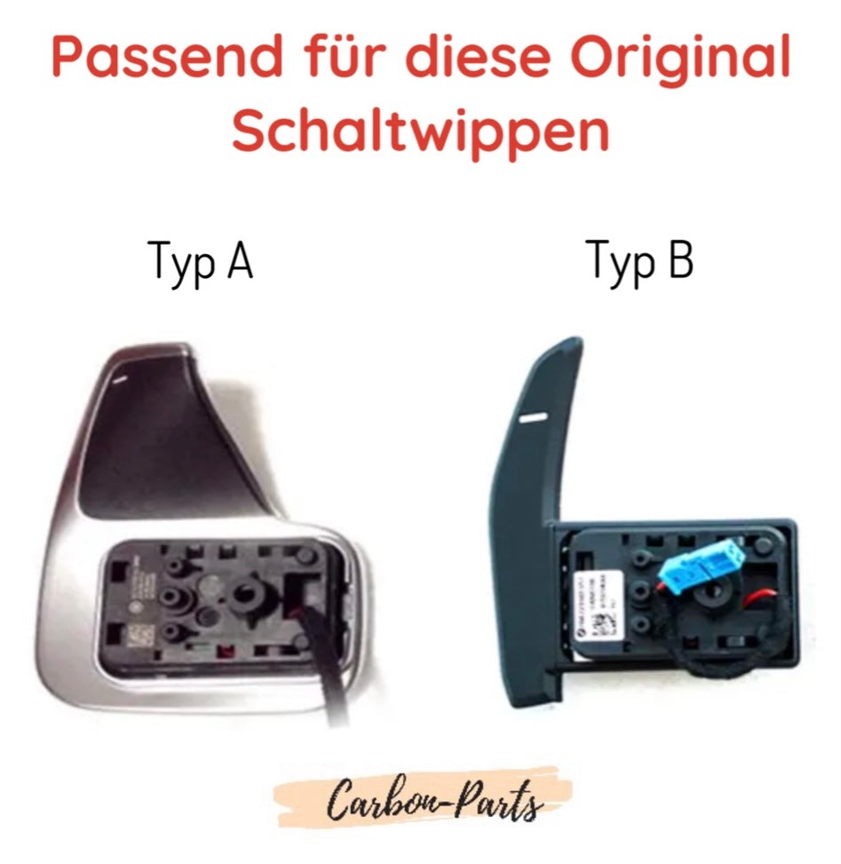 Schaltwippen aus Aluminium passend für BMW F-Serie