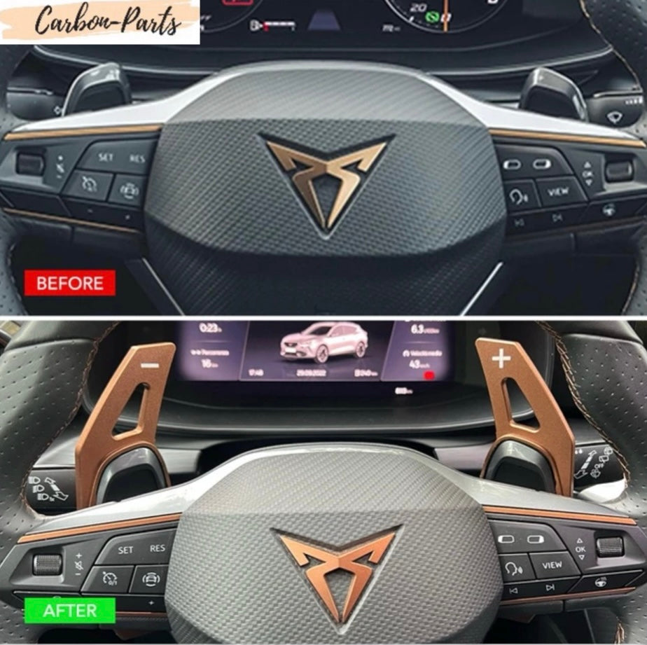Schaltwippen aus Aluminium passend für Seat & Cupra