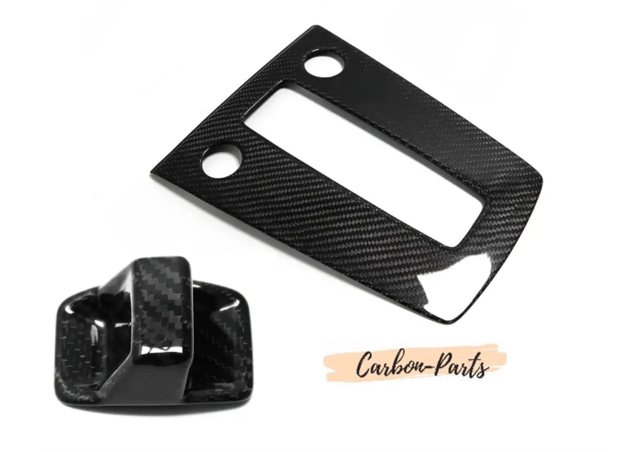 Echt-Carbon Cover für die Mittelkonsole & Schaltknauf passend für Audi A3, S3, RS3 8Y