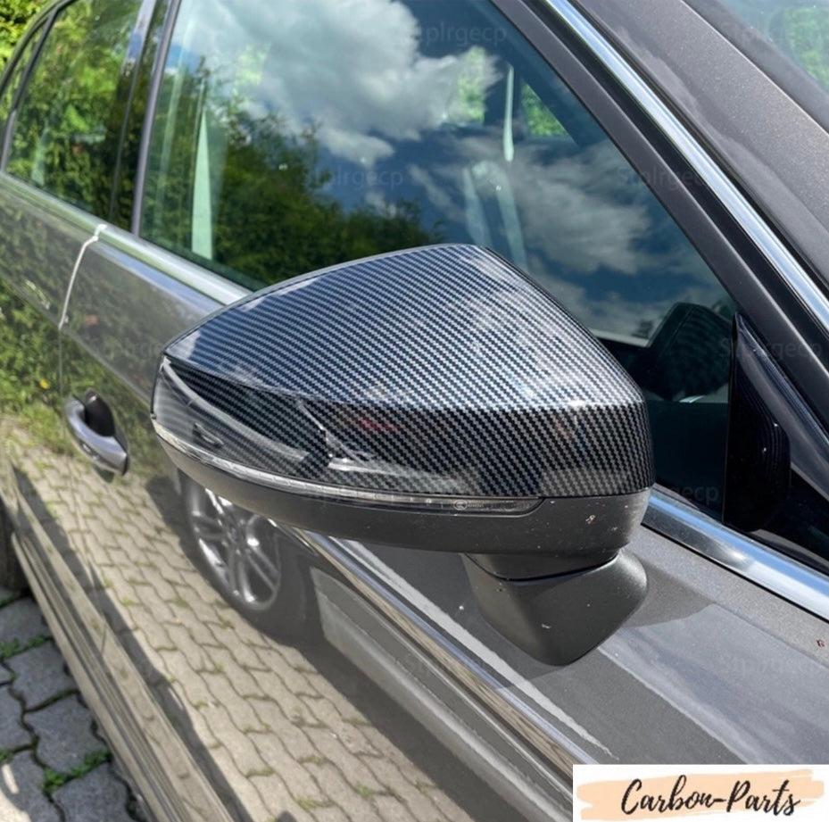 Spiegelkappen Carbon-Optik passend für Audi A3, S3, RS3 8V