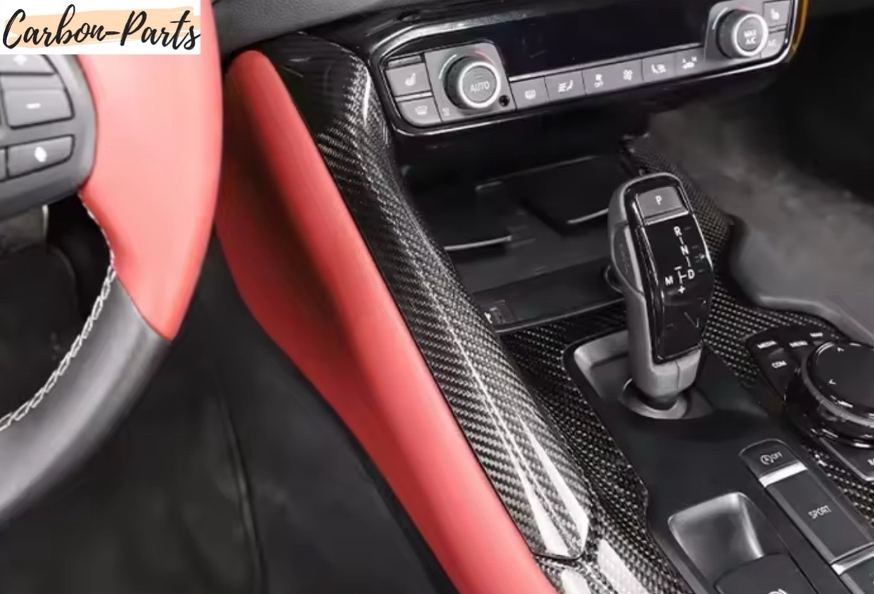Echt-Carbon Cover für die Mittelkonsole passend für Toyota GR Supra A90
