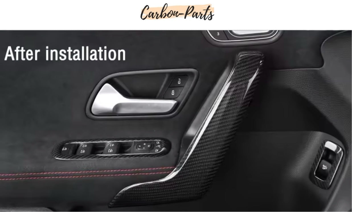 Echt-Carbon Cover Türgriffe passend für Mercedes Benz A-Klasse & CLA (inklusive AMG-Modelle)
