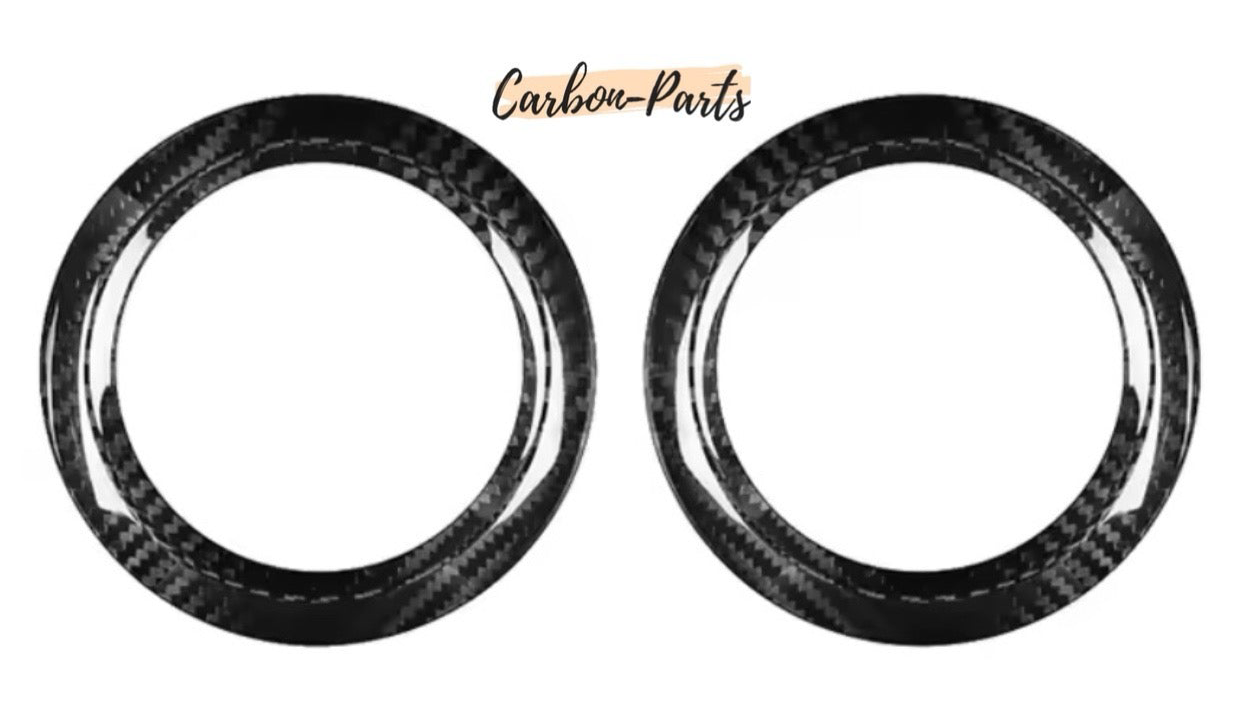Echt-Carbon Rahmen Lüftungsdüsen (Außen) passend für Mercedes Benz A-Klasse & CLA (inklusive AMG-Modelle)