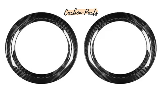 Echt-Carbon Rahmen Lüftungsdüsen (Außen) passend für Mercedes Benz A-Klasse & CLA (inklusive AMG-Modelle)
