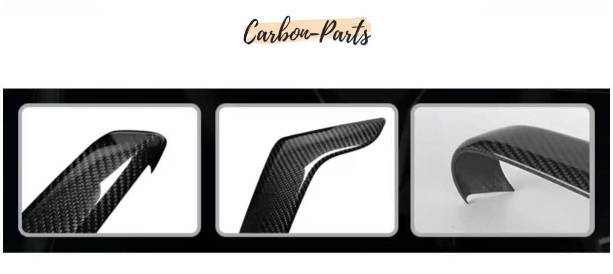 Echt-Carbon Cover Türgriffe passend für Mercedes Benz A-Klasse & CLA (inklusive AMG-Modelle)