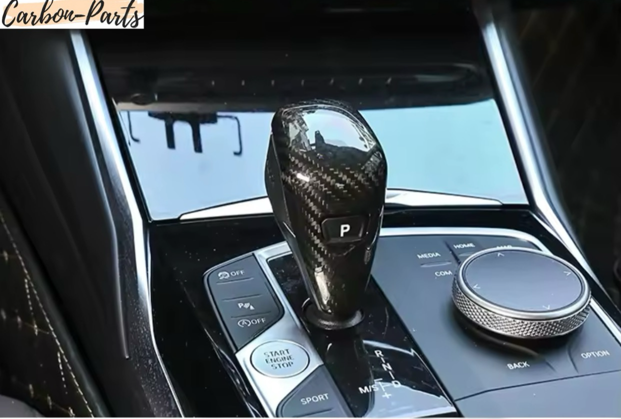 Echt-Carbon Cover für den Schalthebel passend für BMW G-Serie