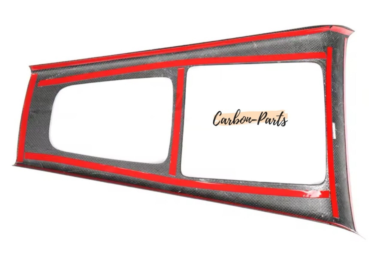 Echt-Carbon Cover Mittelkonsole passend für Mercedes Benz A-Klasse & CLA (inklusive AMG-Modelle)   MOPF/Facelift ab Bj. 2023