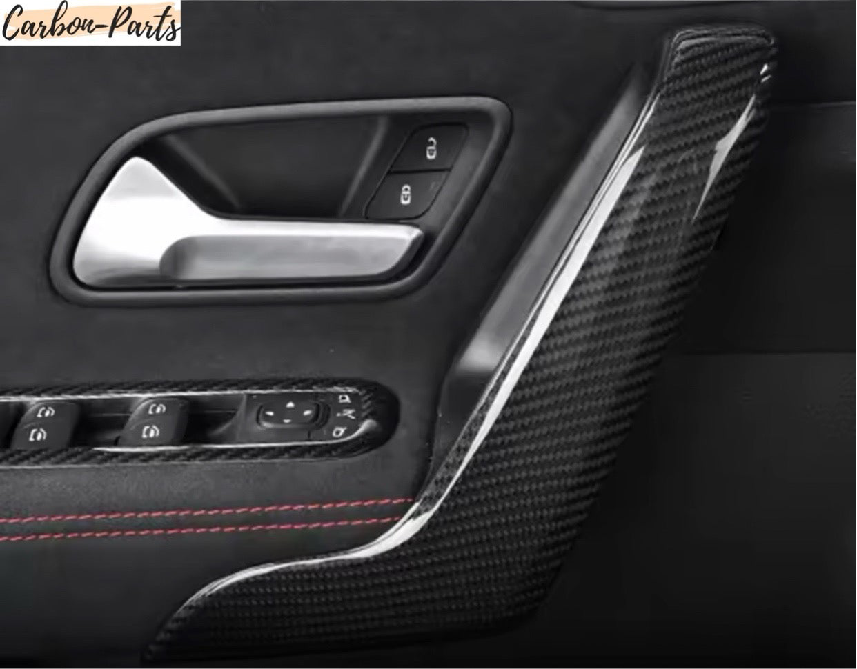 Echt-Carbon Cover Türgriffe passend für Mercedes Benz A-Klasse & CLA (inklusive AMG-Modelle)