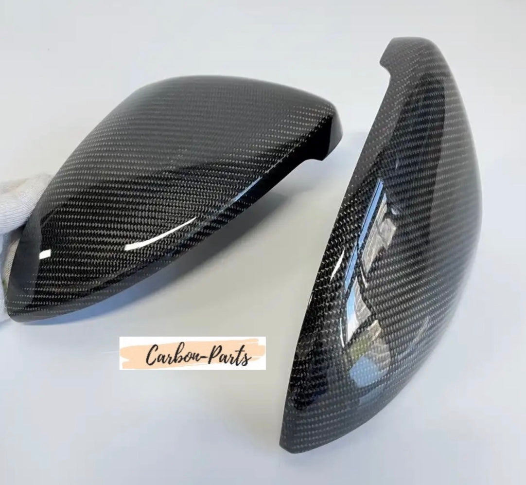 Echt-Carbon Spiegelkappen passend für Volkswagen Golf 7, GTI, R