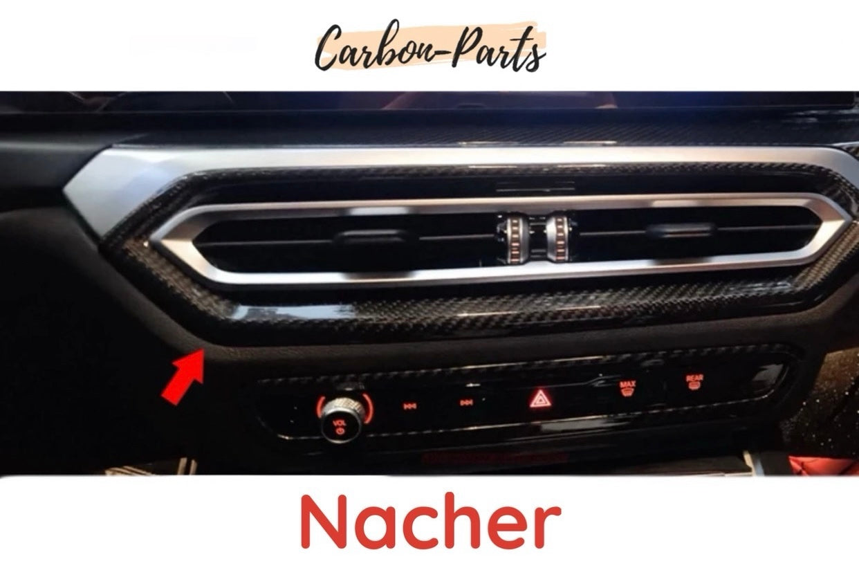 Echt-Carbon Rahmen Lüftungsdüse passend für BMW G-Serie (inklusive M-Modelle)