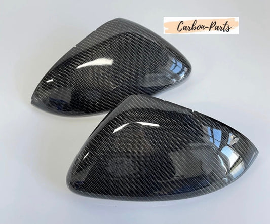 Echt-Carbon Spiegelkappen passend für Volkswagen Golf 7, GTI, R