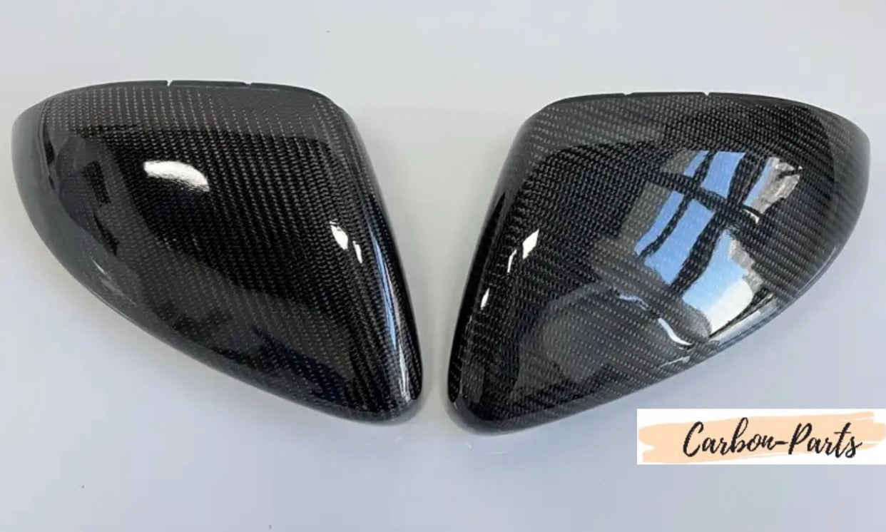 Echt-Carbon Spiegelkappen passend für Volkswagen Golf 7, GTI, R