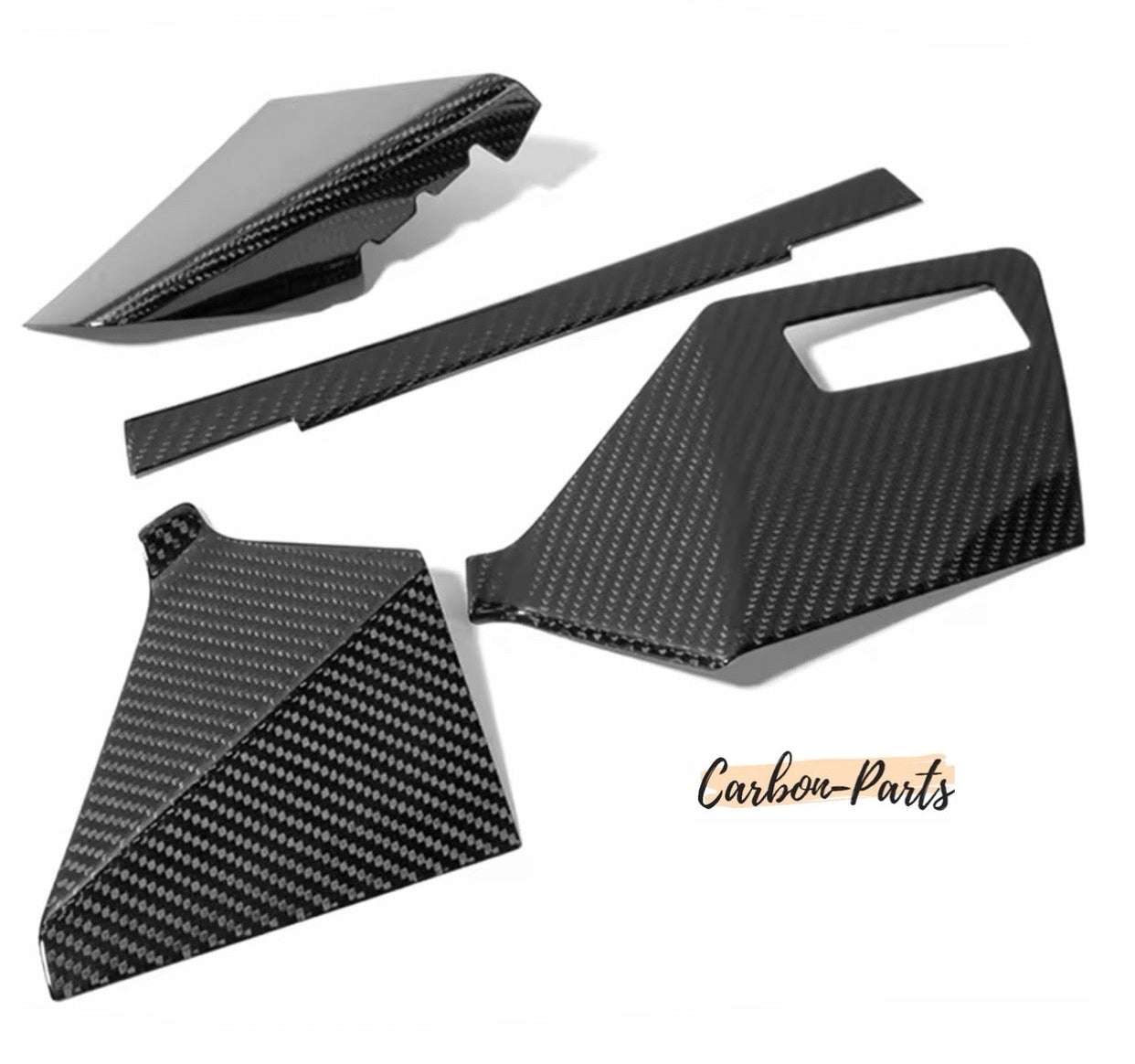Echt-Carbon Cover für das Armaturenbrett  passend für Audi A3, S3, RS3 8Y