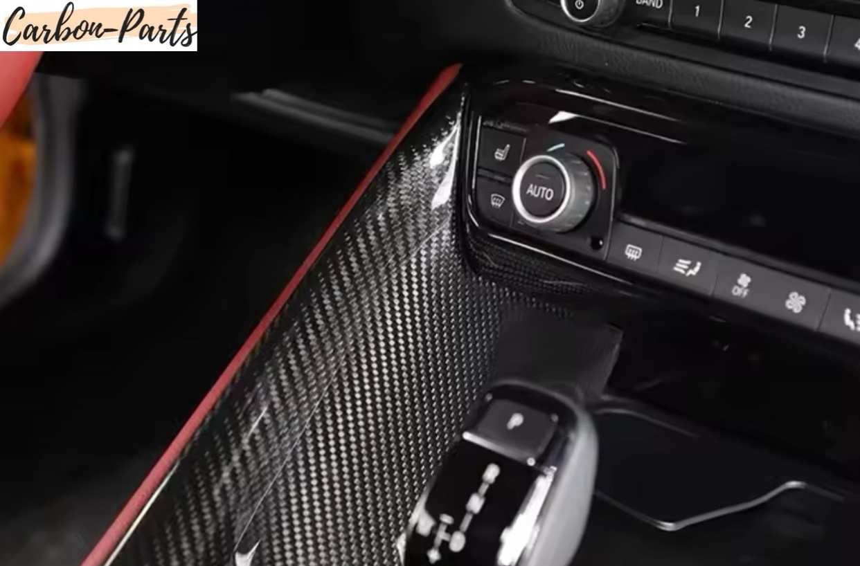 Echt-Carbon Cover für die Mittelkonsole passend für Toyota GR Supra A90